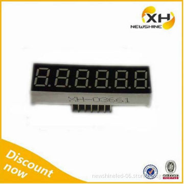 Common Anode DIP FND Red Green Blue Six Digits Numeric LED Display 0.36 Inch